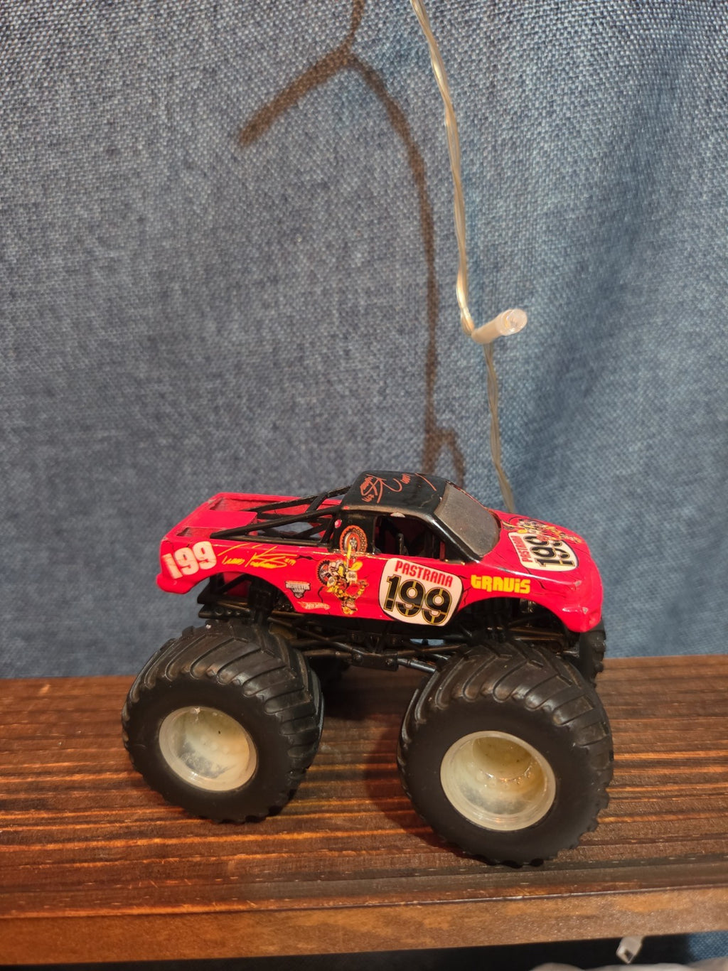 Hot Wheels Pastrana 1999 Monster Jam Red Diecast