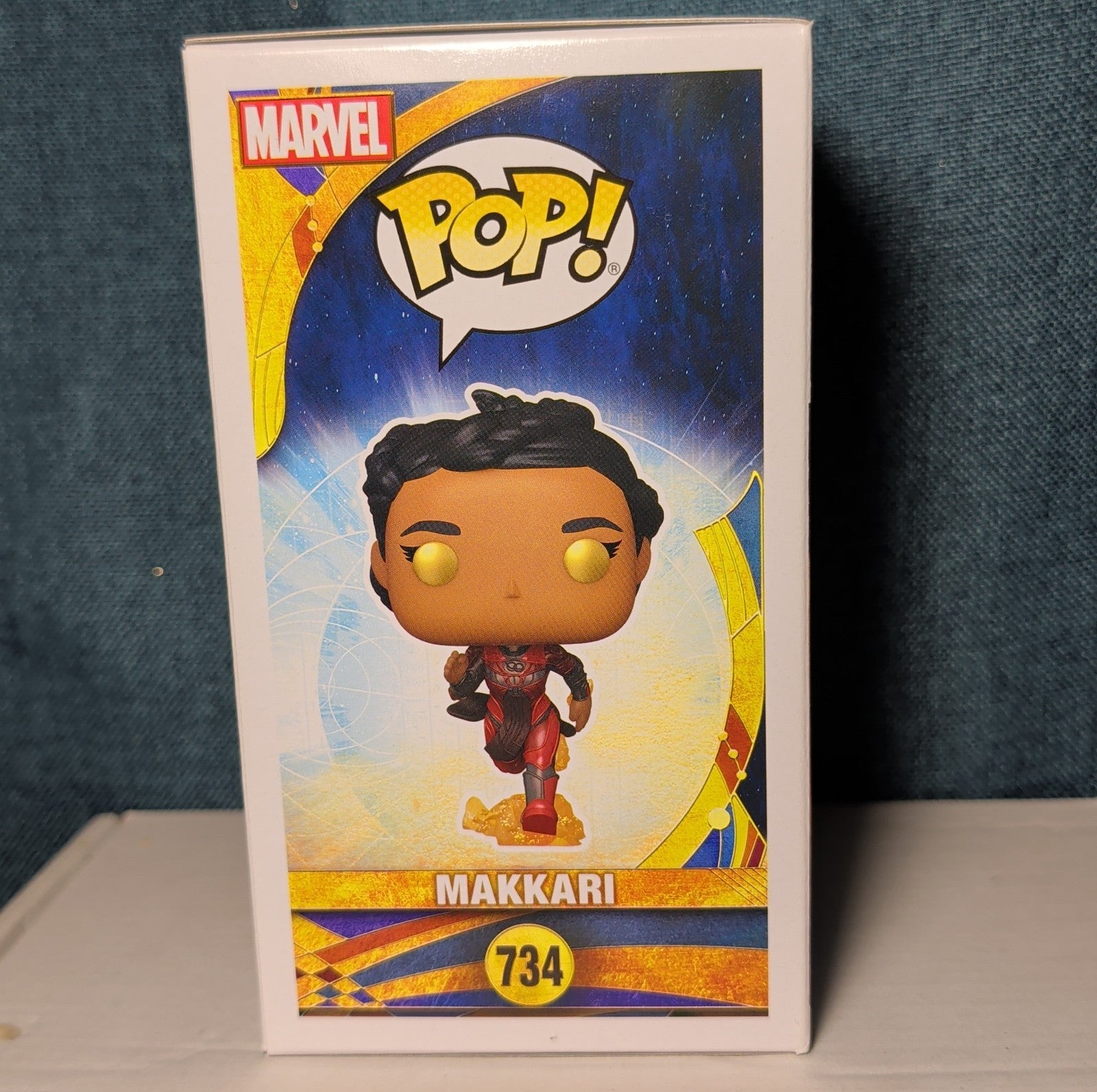 Funko Pop Makkari 734 Marvel Eternals Bobble-Head Figure NIB with Protector