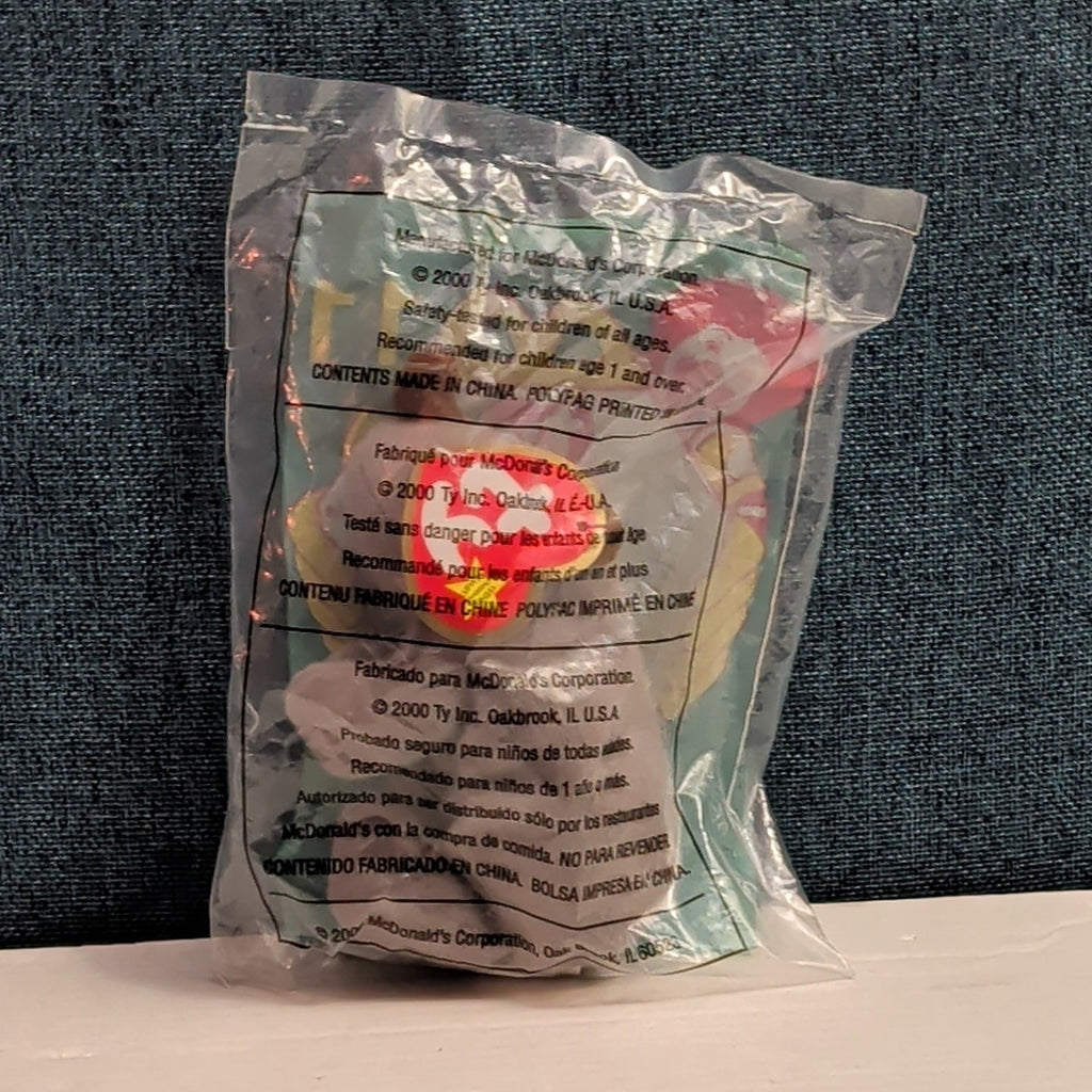Ty Teenie Beanie Baby Spike Rhinoceros #11 McDonald’s 2000 New in Package Retire