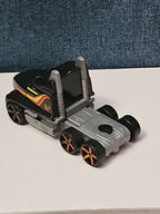Hot Wheels Semi Truck Cab | Track Stars Black & Orange Racing Hauler