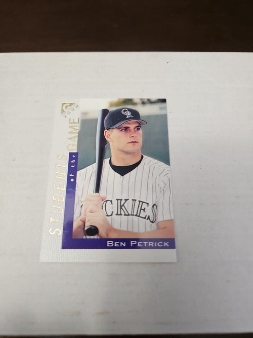 2000 Topps Gallery - Students of the Game Ben Petrick #128