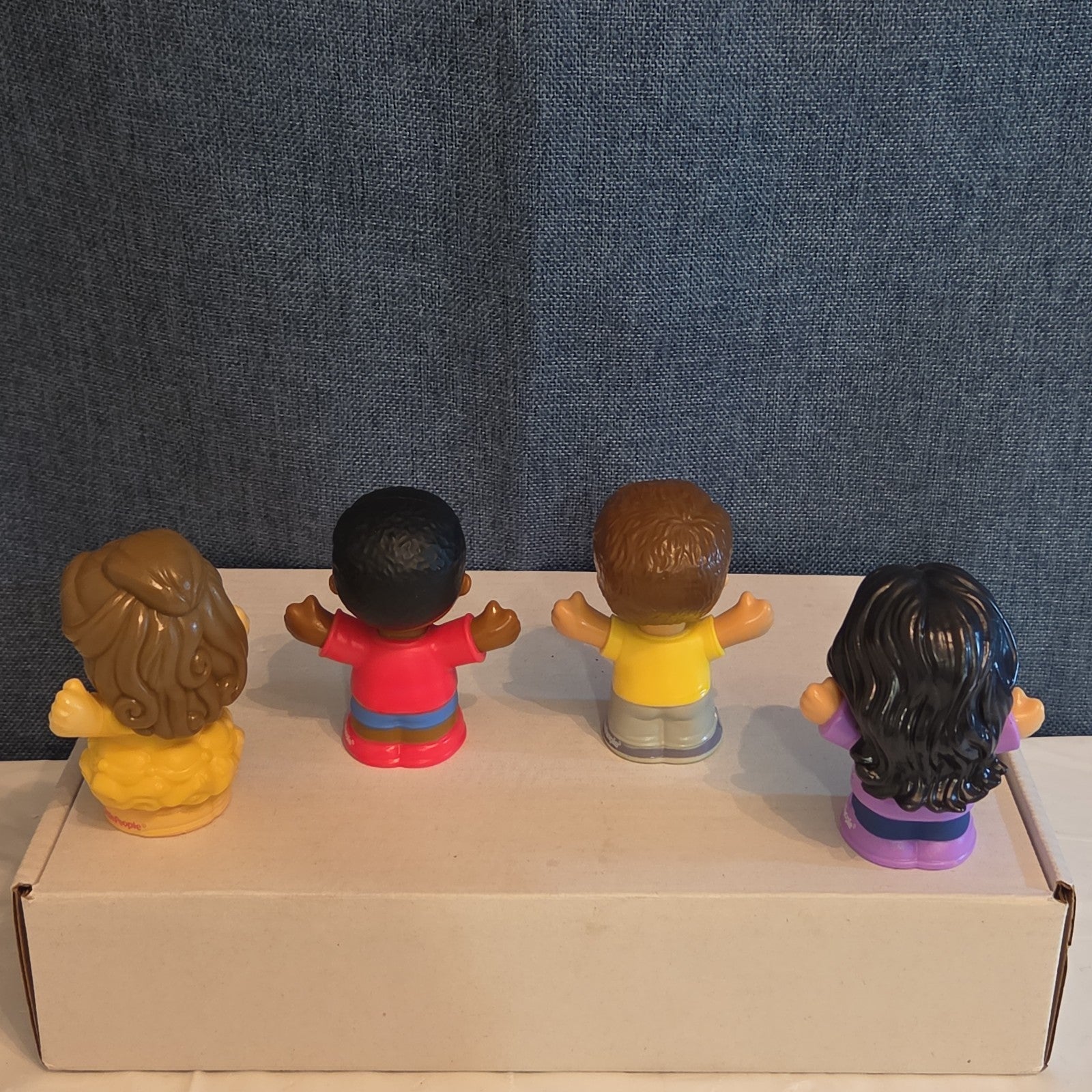 Fisher Price Little People Figures Lot of 4 Disney Belle Boy Girl Replacement
