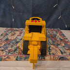 Caterpillar CAT Bulldozer Toy Plastic Construction Vehicle Y2K