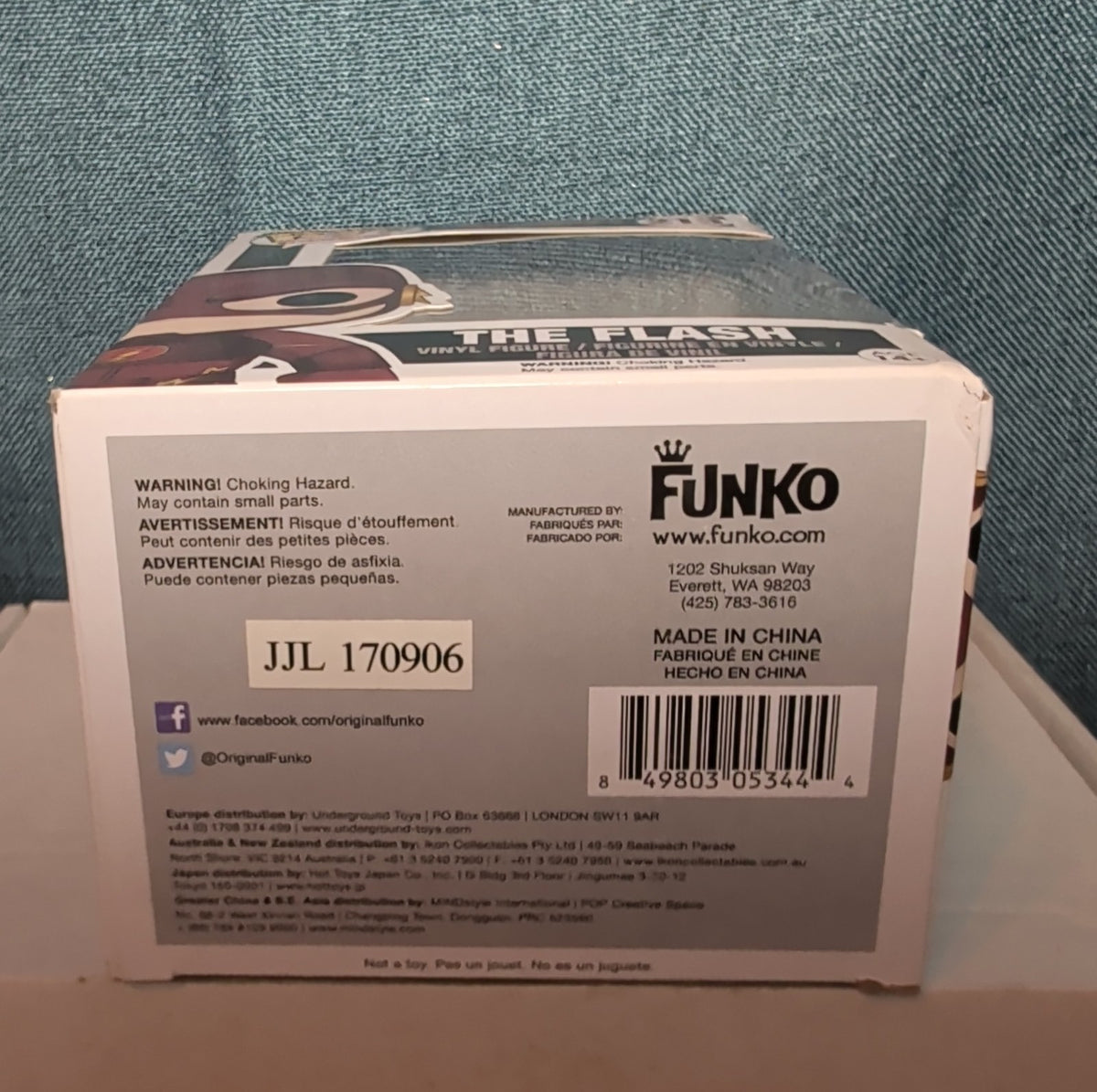 Funko Pop Television Vinyl DC Universe  The Flash #213 in Box with Protector