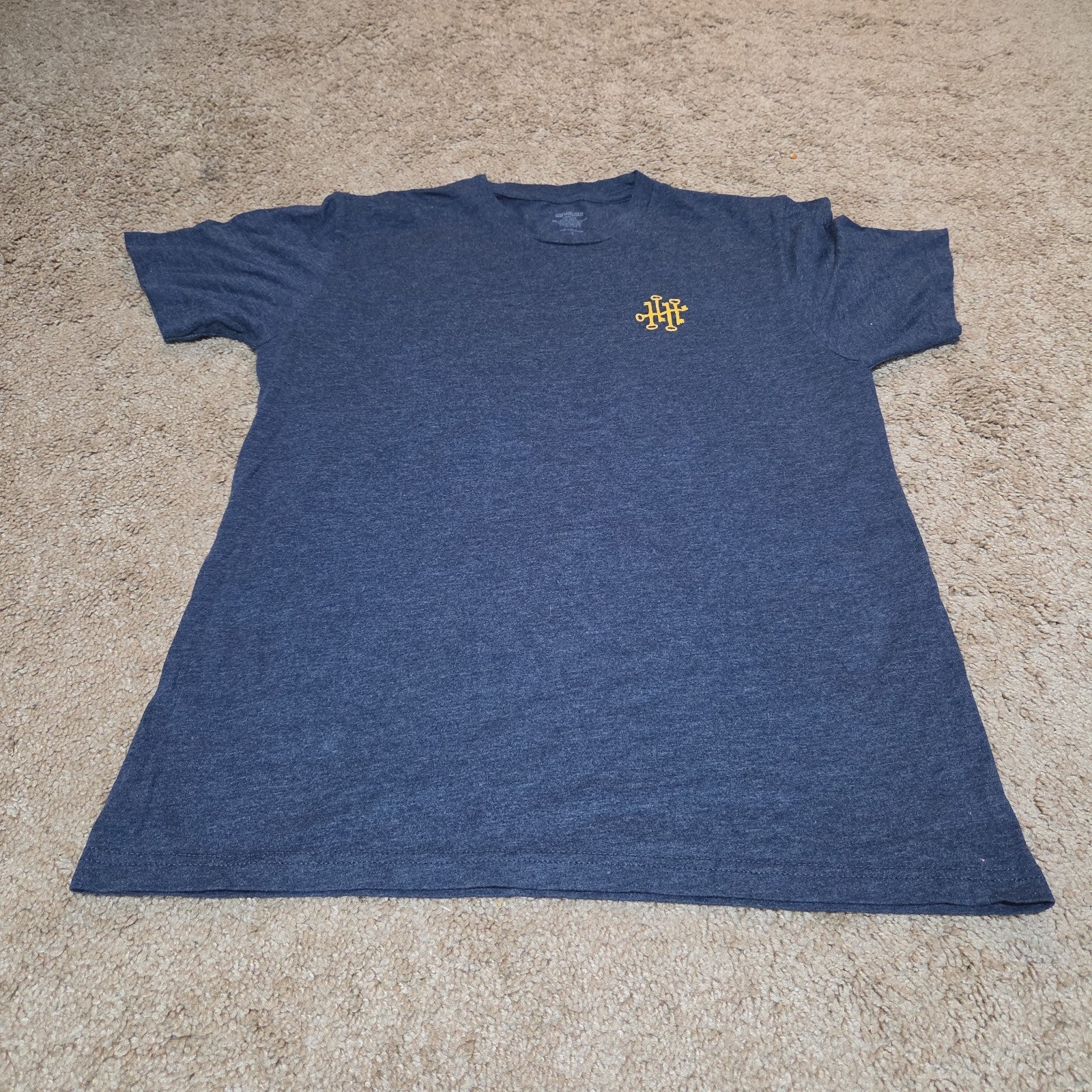 Diageo Tangerine Shirt Large Navy Blue Key Graphic Tee