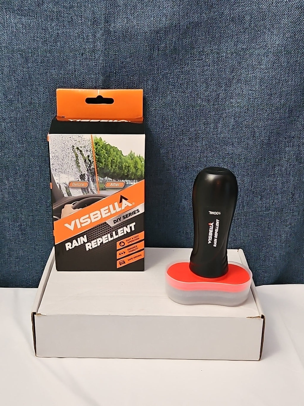 Visbella Rain Repellent DIY Kit 100ml | Hydrophobic Glass Coating Shield