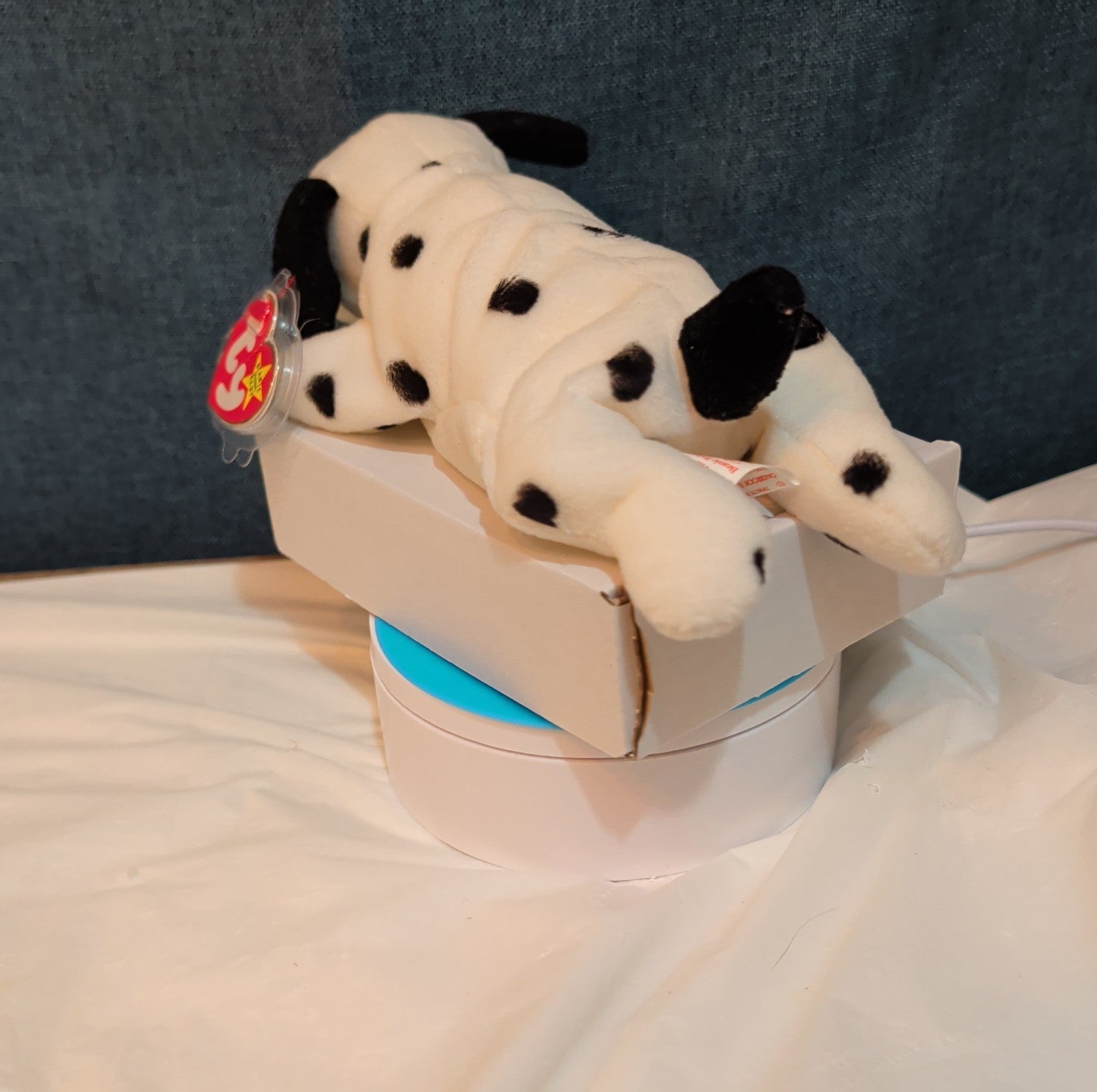 Ty Beanie Baby Dotty the Dalmatian Dog 1996 PVC Pellets Mint with Tags MWMT