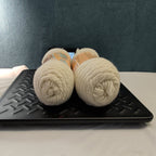Vintage Jack Frost Wintuk Yarn Set of 2 Fisherman Off White 4 Ply Worsted 6oz