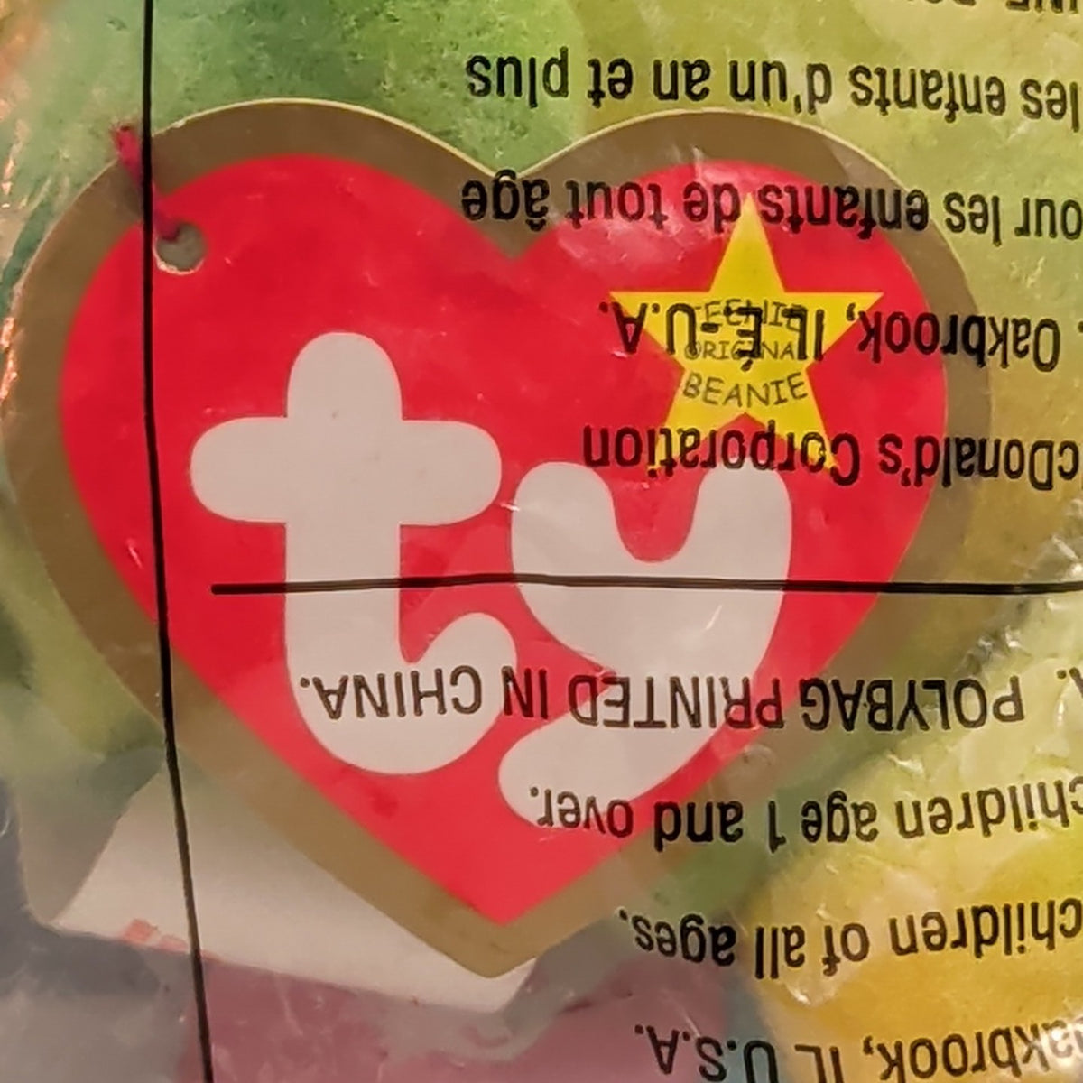 Ty Teenie Beanie Baby Coral the Fish #14 McDonald’s 2000 New In Package Tropical