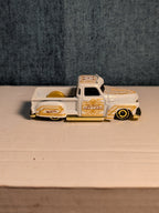 Hot Wheels La Troca | 2021 HW Art Cars White & Gold Lowrider Truck | Loose