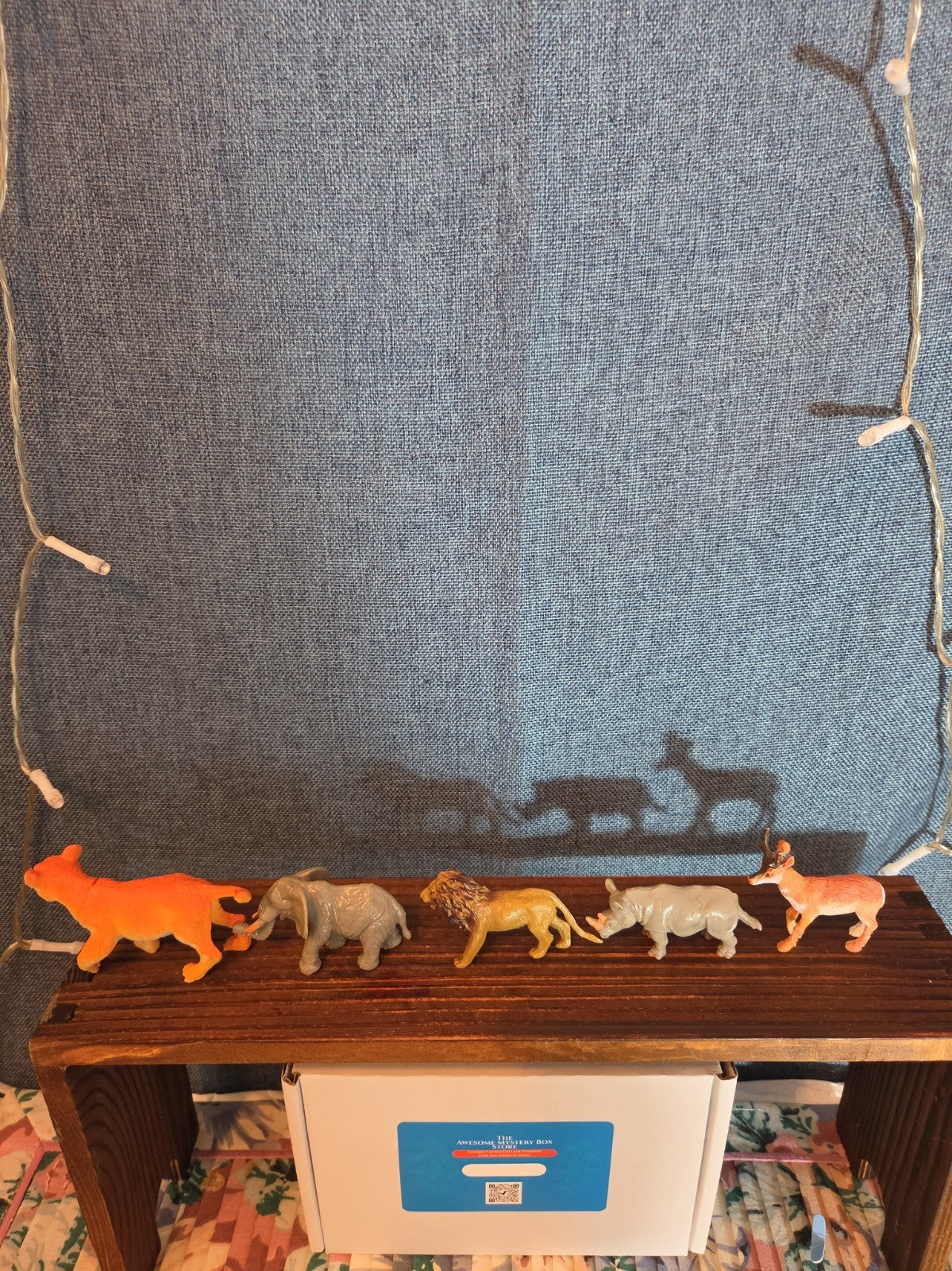 Safari Farm Animal Figure Lot Mixed Plastic Jungle