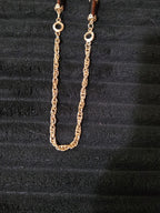 Sarah Coventry Emberwood Long Vintage Necklace 1975 Gold Tone Root Beer Amber