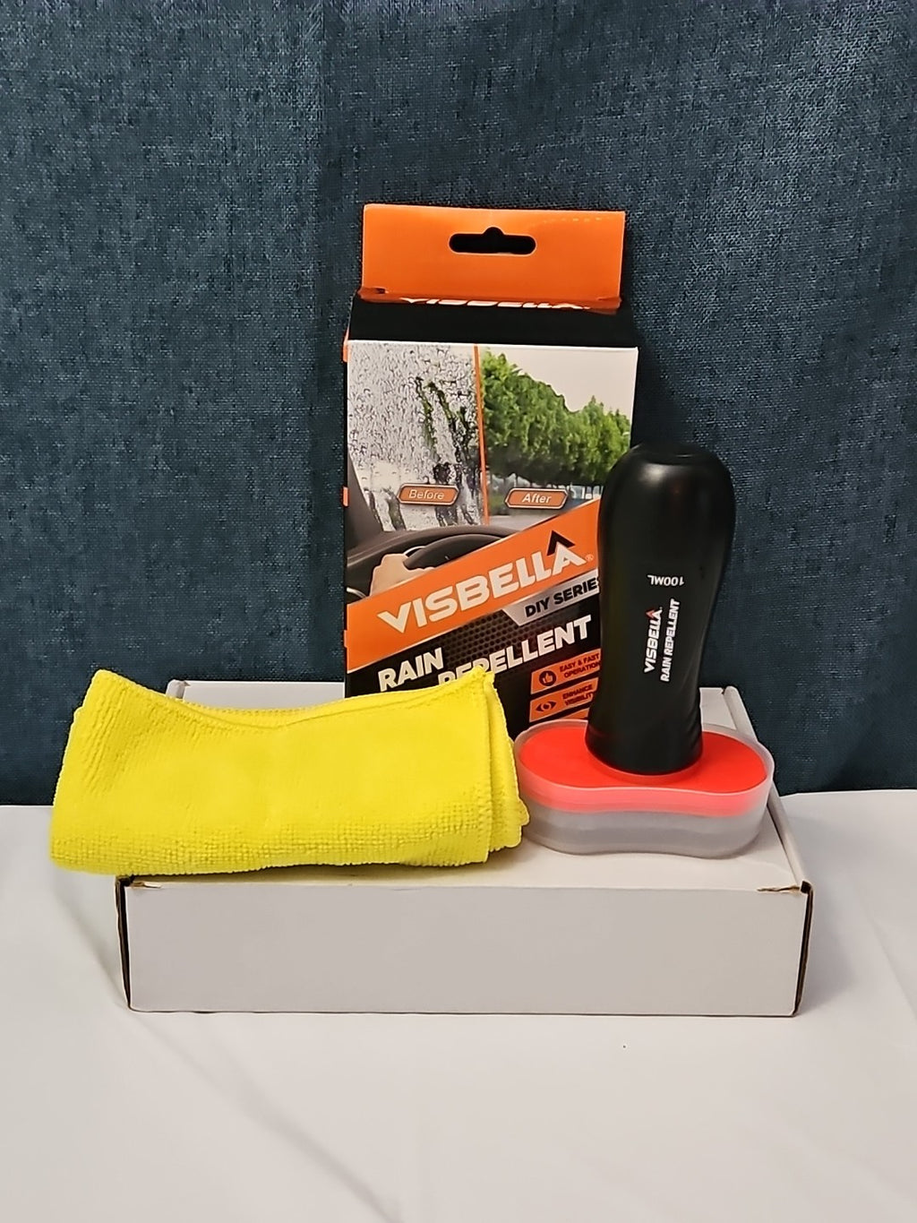 Visbella Rain Repellent DIY Kit 100ml | Hydrophobic Glass Coating Shield