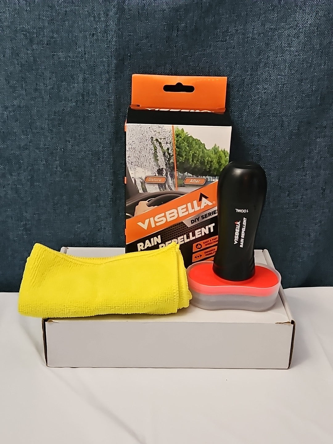 Visbella Rain Repellent DIY Kit 100ml | Hydrophobic Glass Coating Shield
