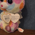 Ty Beanie Boos Bloomy Pastel Bunny Plush 6" Glitter Eyes Easter Bunny