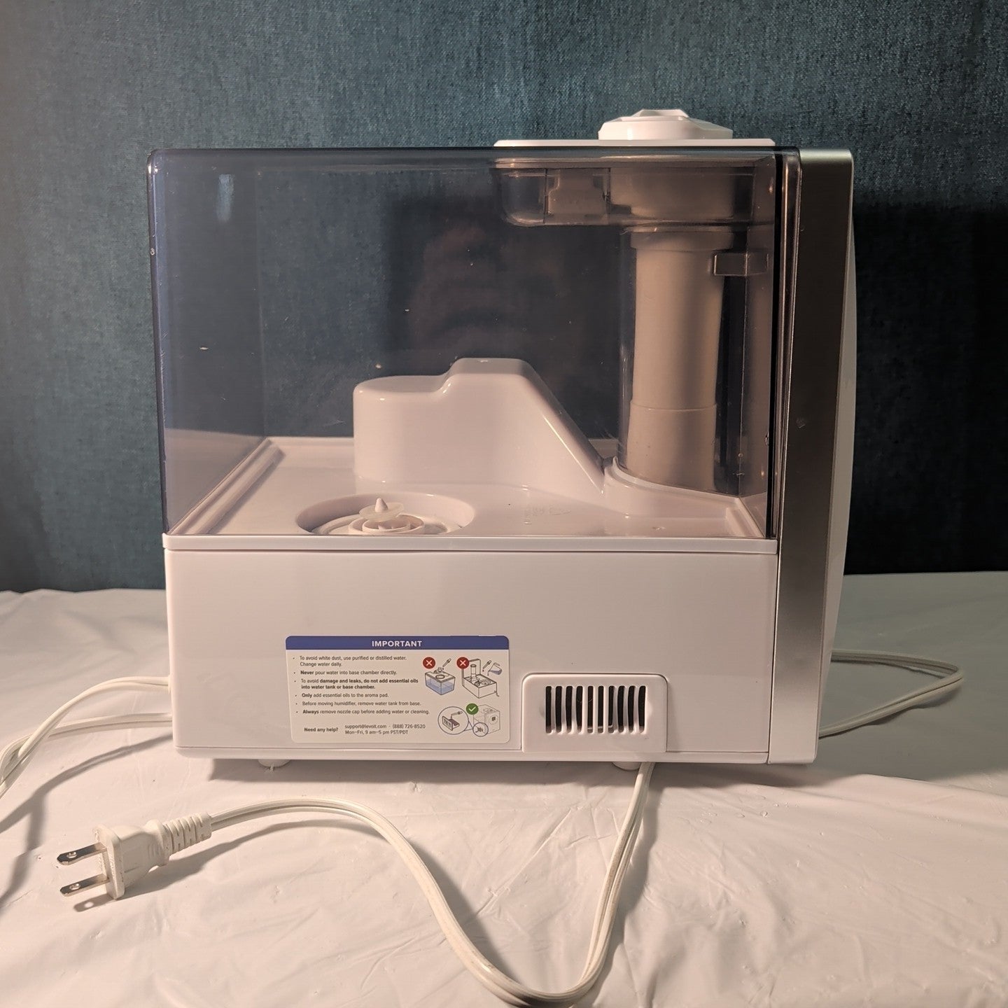 LEVOIT LV600HH Warm Or Cool Mist Ultrasonic Humidifier, Air Vaporizer, Diffuser