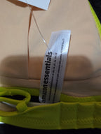 Amazon Essentials Bikini Top M Lime Green UPF 50+ Bralette Swimwear NWT Summer