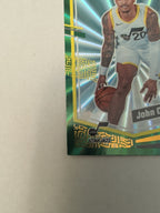 2023-24 Donruss John Collins #184 Green Holo Laser Parallel Utah Jazz