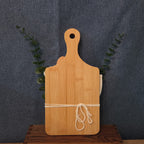 Natural Wood Charcuterie Board 6Pc Farmhouse