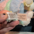 Ty Beanie Boos Heather Uni-Kitty 6" Plush Pastel Rainbow