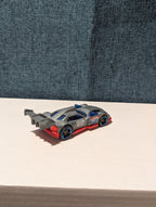 Hot Wheels GT HUNTER 2014 First Edition Night Burnerz #96 Silver Loose | Good