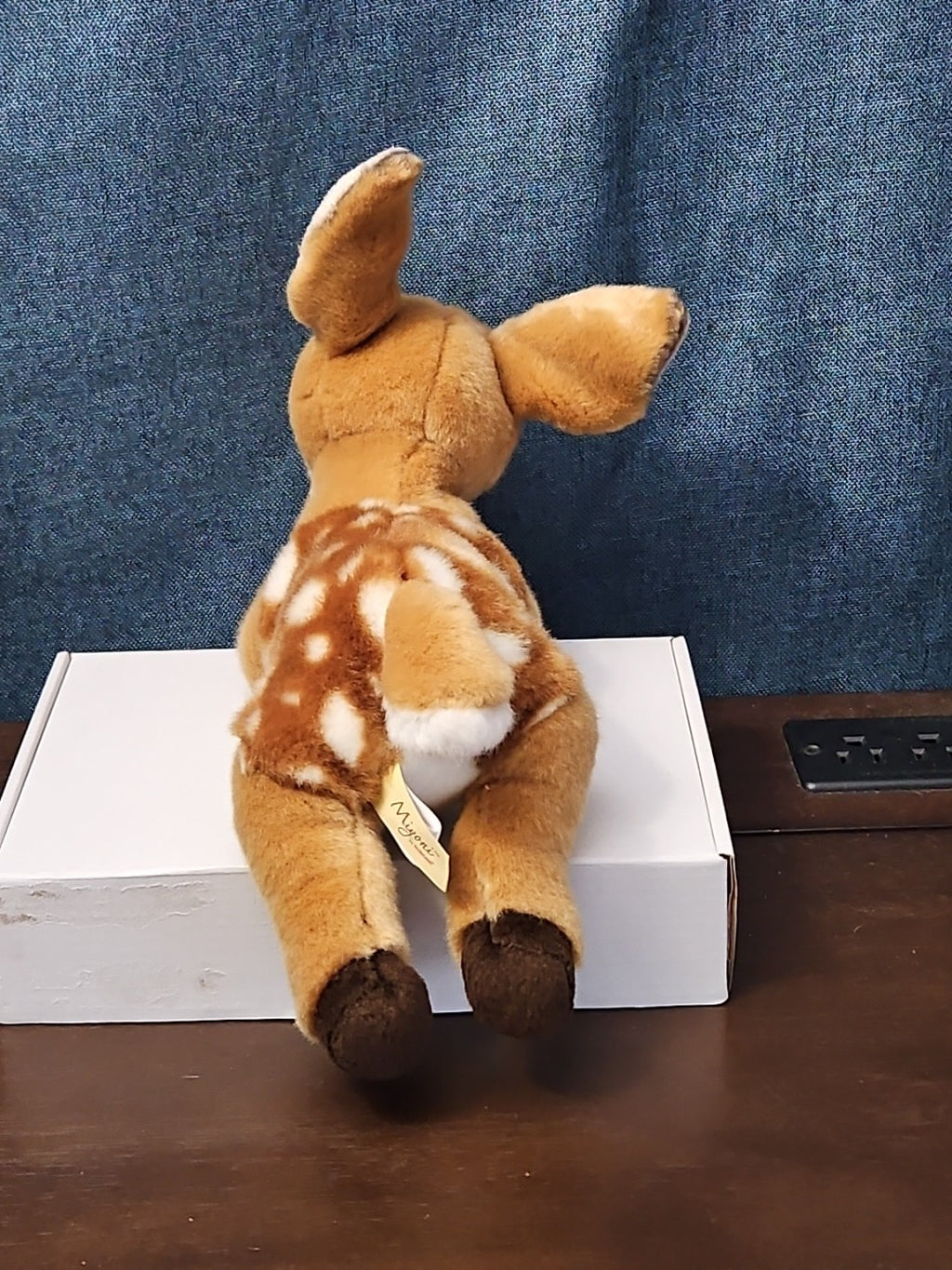 Aurora Miyoni Spotted Fawn Deer Plush 11" | Realistic Laying Down Stuffed Animal