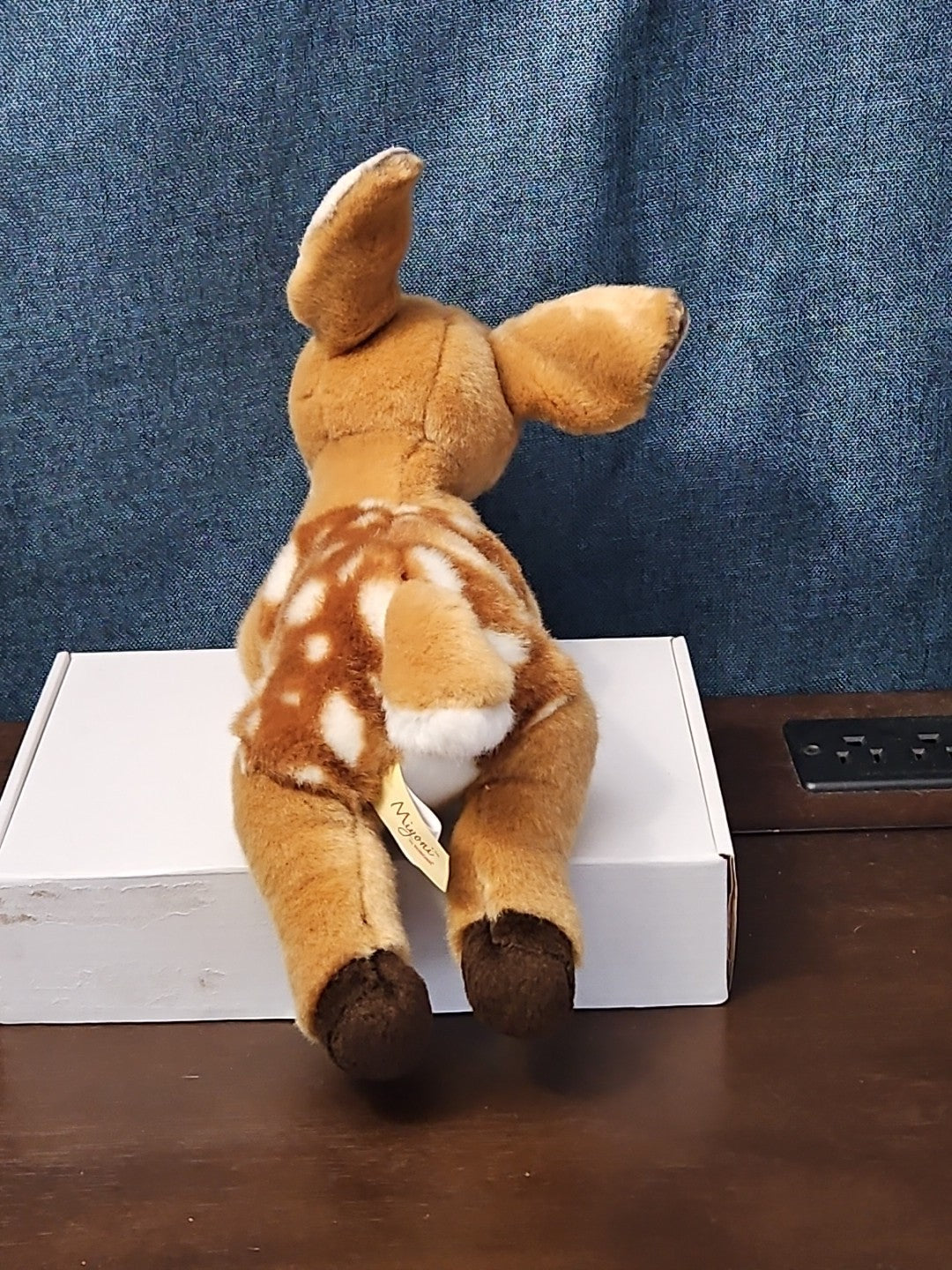 Aurora Miyoni Spotted Fawn Deer Plush 11" | Realistic Laying Down Stuffed Animal