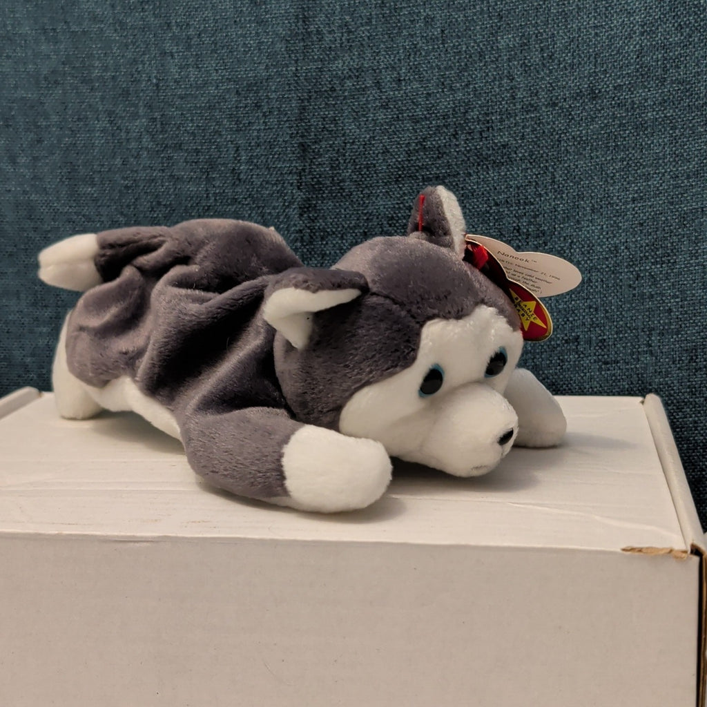 TY Beanie Baby NANOOK Husky Dog 1996 | MWMT Mint Tags | Fareham Hants Star