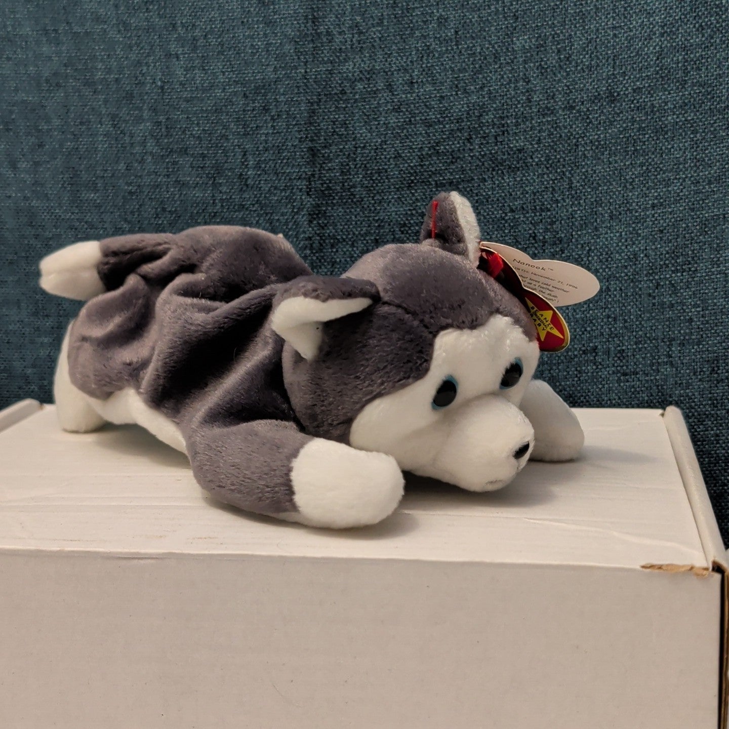 TY Beanie Baby NANOOK Husky Dog 1996 | MWMT Mint Tags | Fareham Hants Star