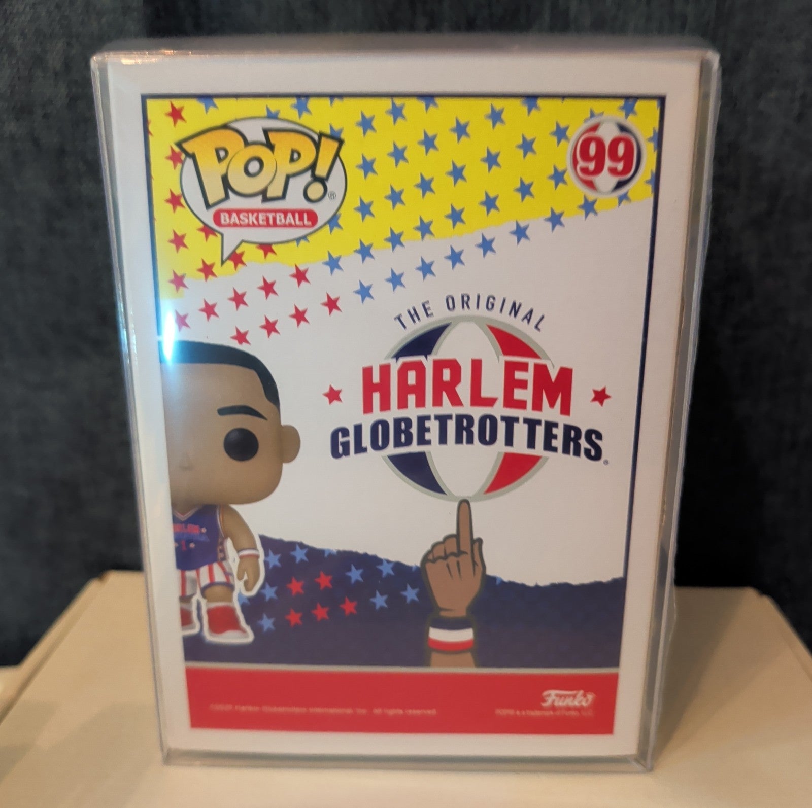 Funko Pop 99 Harlem Globetrotters Basketball Vinyl NIB  with Protector