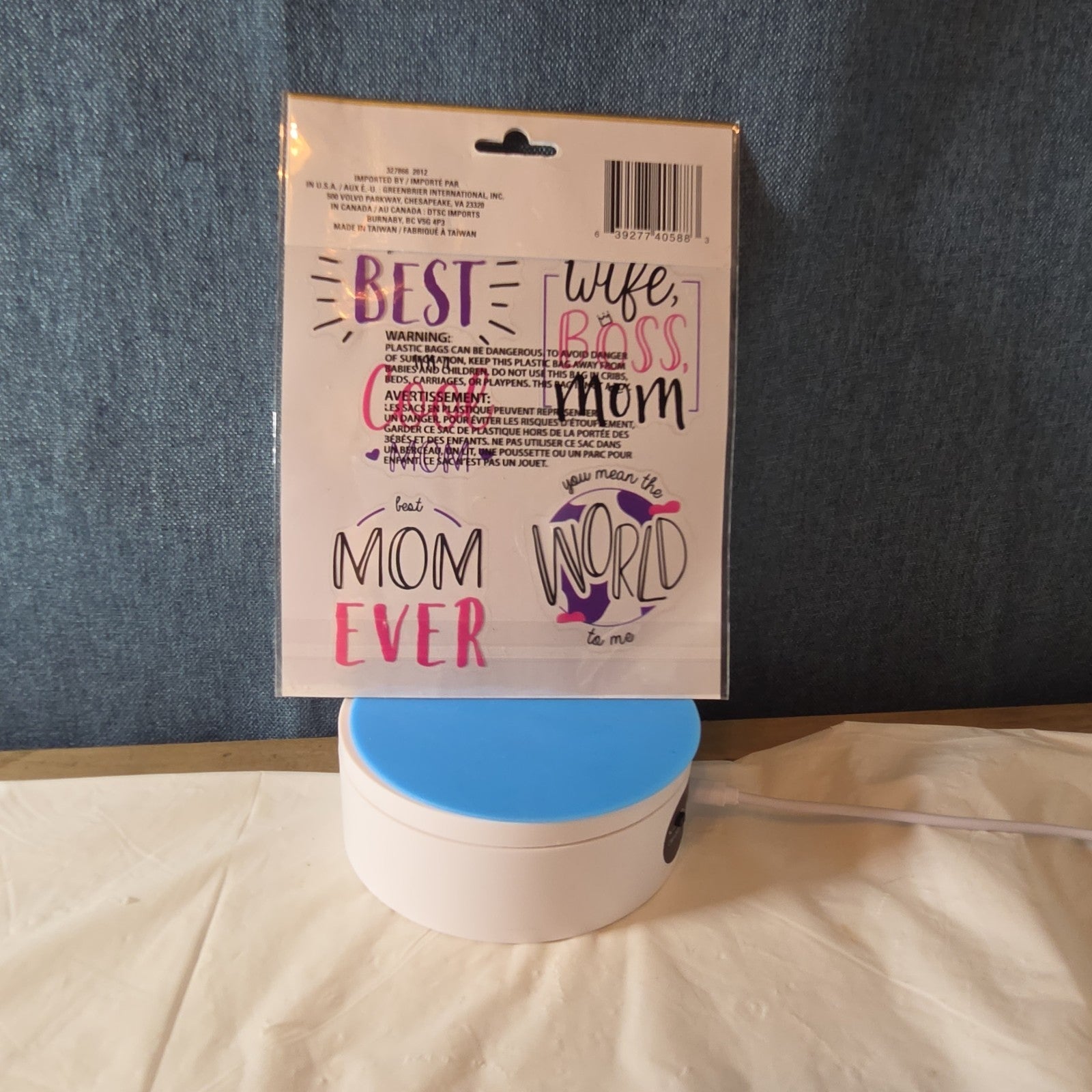 Crafters Square Mom Decorative Stickers 5pc Sheet