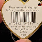 Ty Beanie Baby Luke the Black Labrador Retired 1999 WMT Holographic Tag Vintage