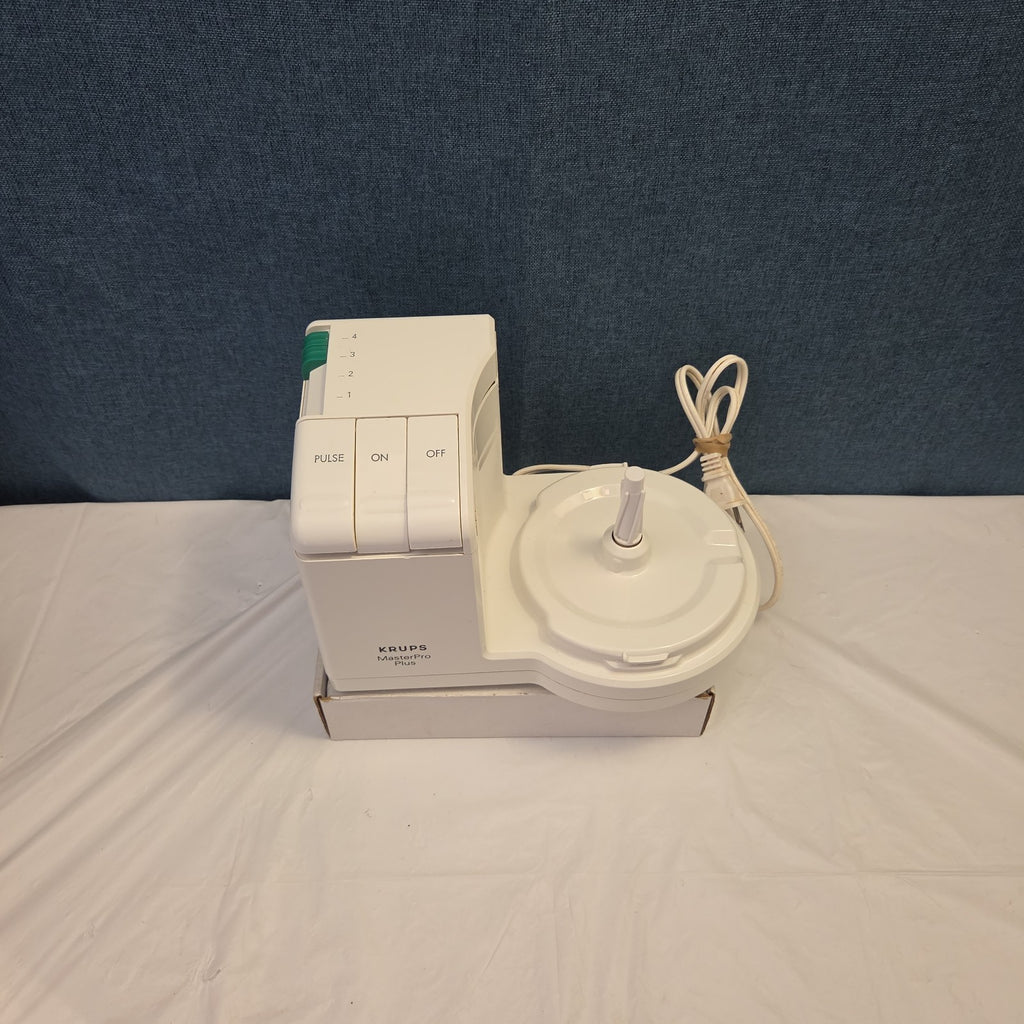 KRUPS MasterPro Plus Food Processor Replacement Motor Base Type 704 White Tested