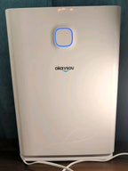 Okaysou AirMax 10L Pro Air Purifier HEPA 5-Stage 1000sq ft Room White Working