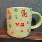 Target Wondershop 18 oz Ebony Glenn Christmas Elf ELVES Stoneware Coffee Mug