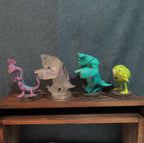 Disney Infinity Monsters Inc 4 Figure Lot Crystal Sulley Mike PVC Loose