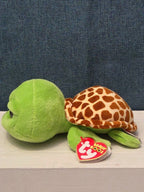 Ty Beanie Boos Zippy Green Turtle 6" Stuffed Animal Toy Gold Glitter Eyes MWMT