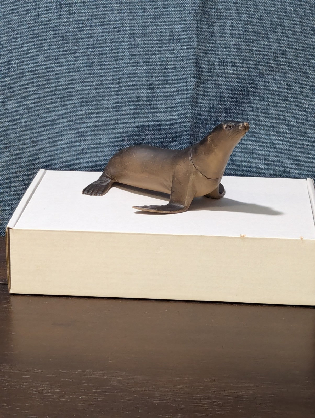 Vintage S.H. Sea Lion Figure | Realistic Ocean Animal Toy | Articulated Neck