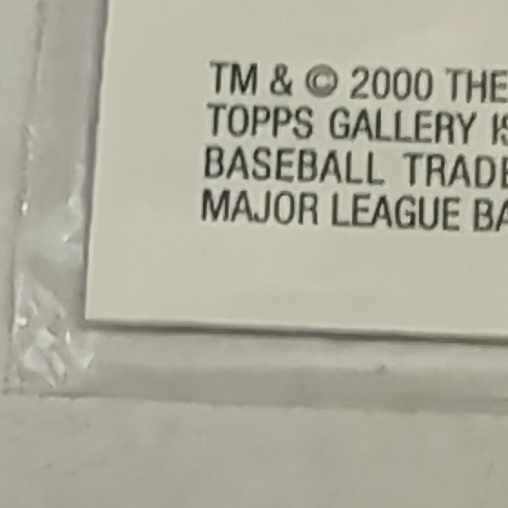2000 Topps Gallery Masters of the Game Mark McGwire #101 Cardinals Insert