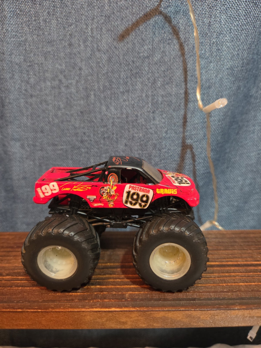 Hot Wheels Pastrana 1999 Monster Jam Red Diecast