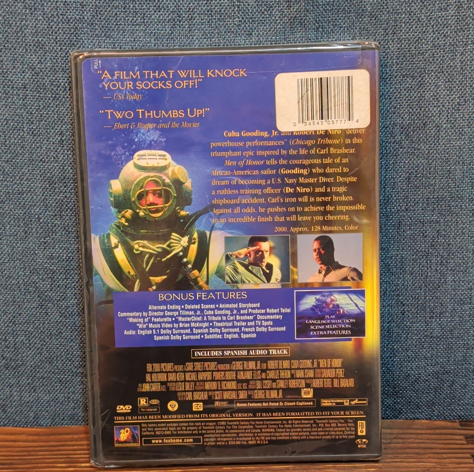 Men of Honor DVD Special Edition Full Screen Cuba Gooding Jr Sealed New
