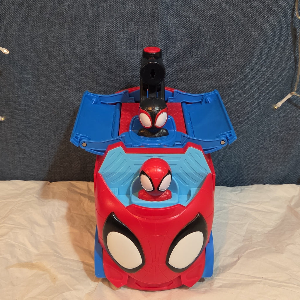Spidey & His Amazing Friends Web Spinning Hauler Transforming Vehicle 3 In 1