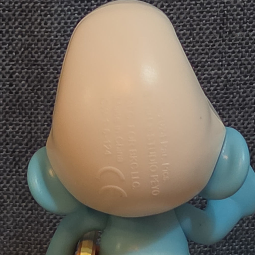Peyo BKC Brainy Smurf PVC Figure 2024 Nostalgic Cartoon Toy