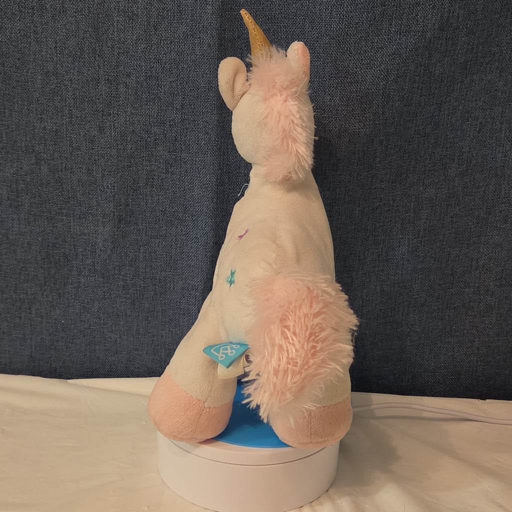 Manhattan Toy White Pink Unicorn Plush Rainbow Stars