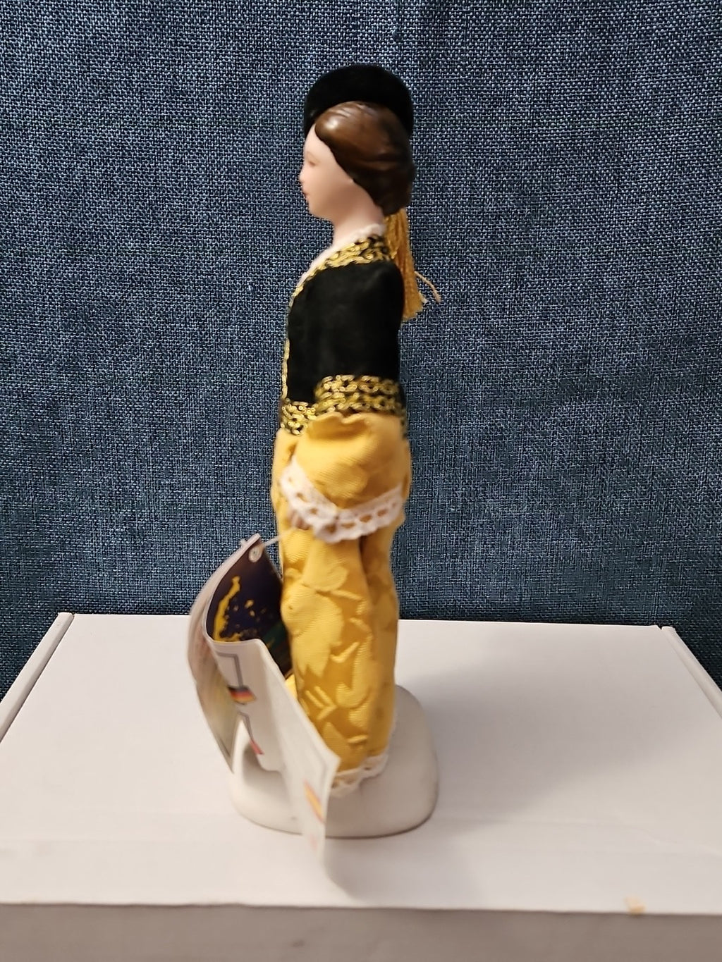 Vintage Evelt Themis Porcelain Doll | Handmade in Greece | Traditional Costume |