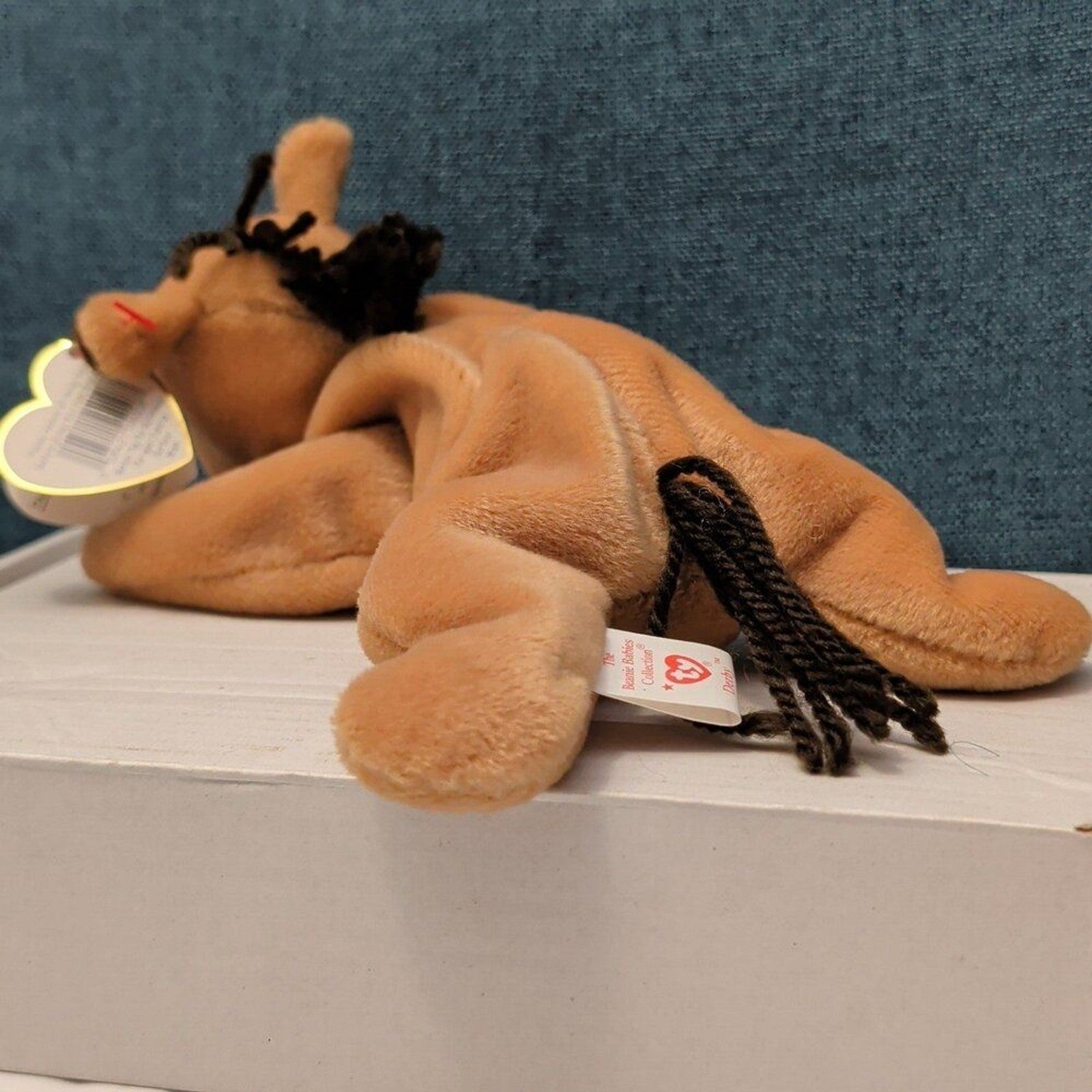 TY Beanie Baby DERBY Horse 1995 | White Star Forehead | MWMT Mint Tags | Rare
