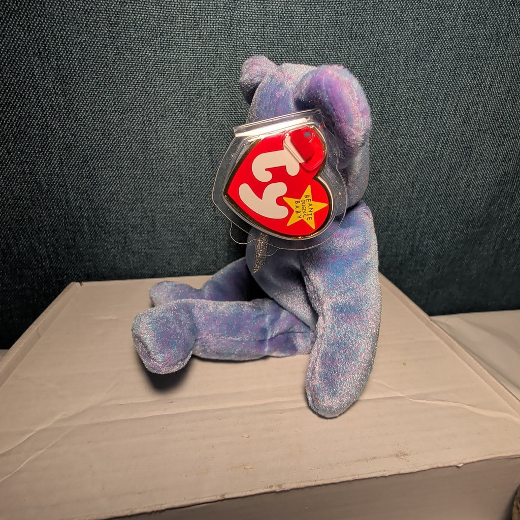 Clubby II Ty Beanie Baby 1999 Retired Official Club Bear MWMT w/ Tag Protector