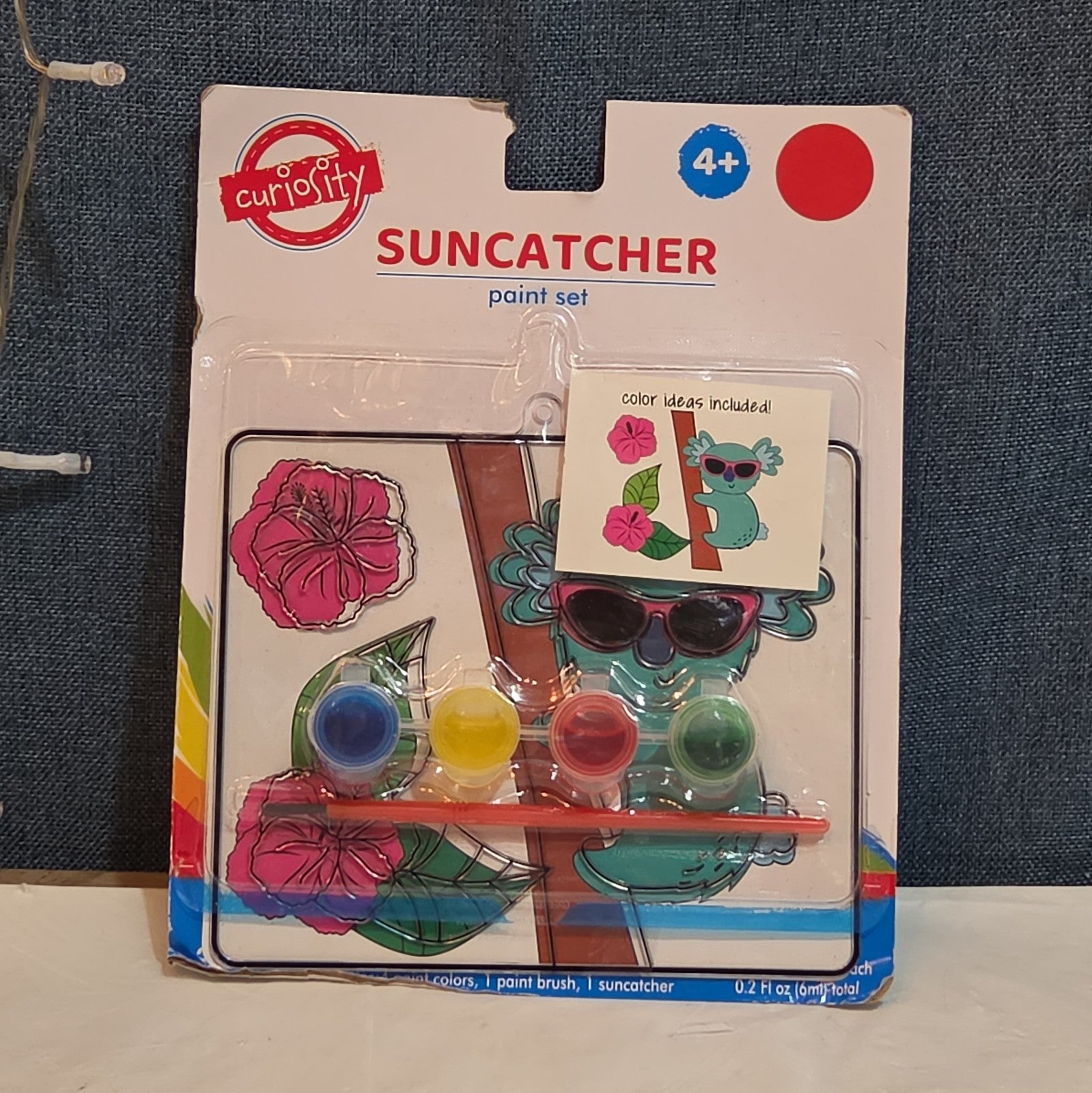 Curiosity Koala Suncatcher Paint Kit Window Art Kids