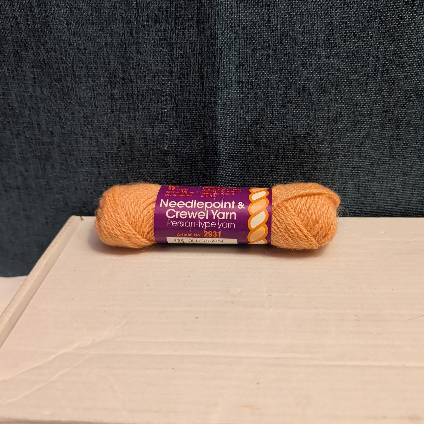 Vintage Columbia Minerva Persian Wool Yarn 7 Skeins 100% Virgin Wool Needlepoint