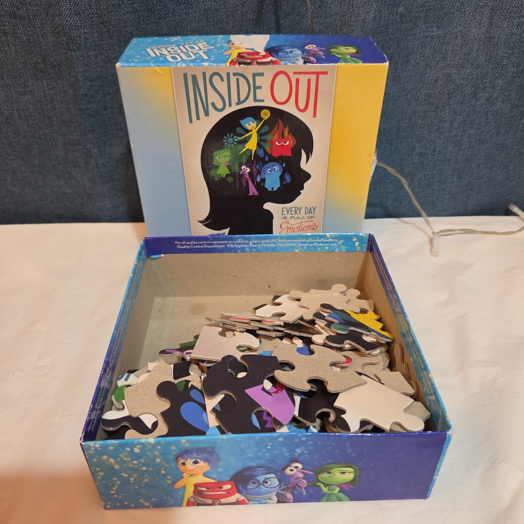 Disney Pixar Inside Out 100 Piece Jigsaw Puzzle Complete Family